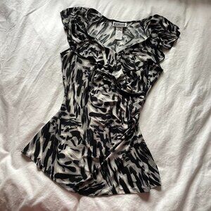 Vintage Ruffled Blouse